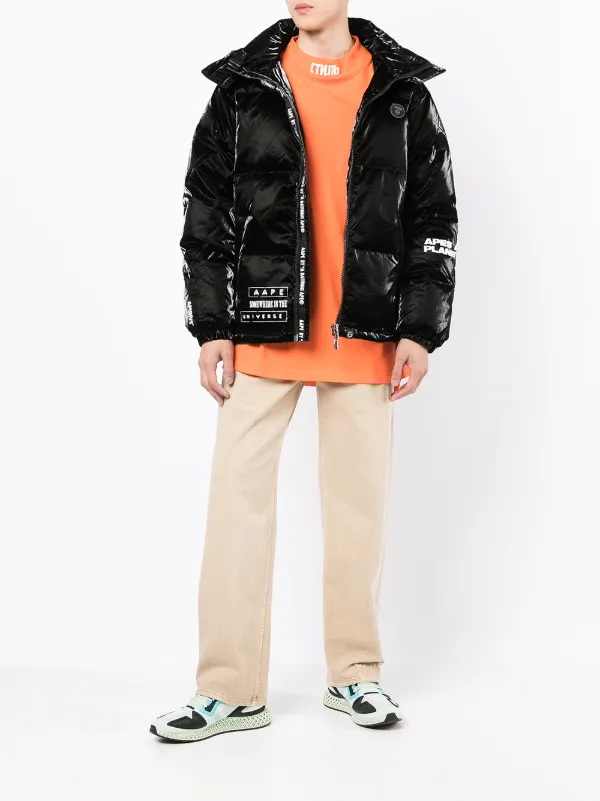 AAPE BY *A BATHING APE® ロゴパッチ パデッドジャケット 通販 - FARFETCH