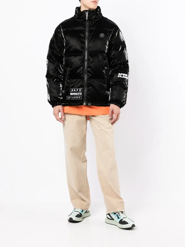 AAPE BY *A BATHING APE® ロゴパッチ パデッドジャケット 通販 - FARFETCH