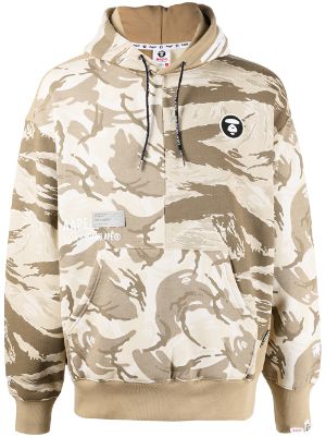 AAPE BY *A BATHING APE® camouflage-print Pullover Hoodie - Farfetch