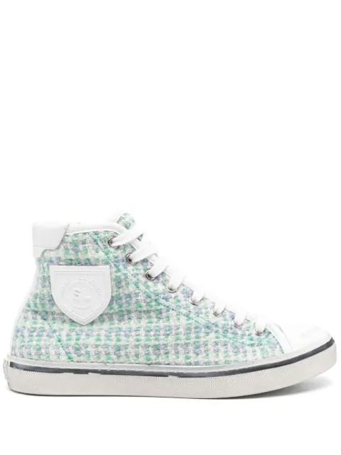 Saint Laurent logo-patch sneakers