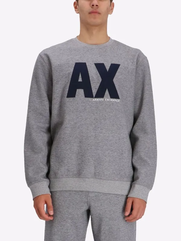 armani exchange crew neck sweatshirt