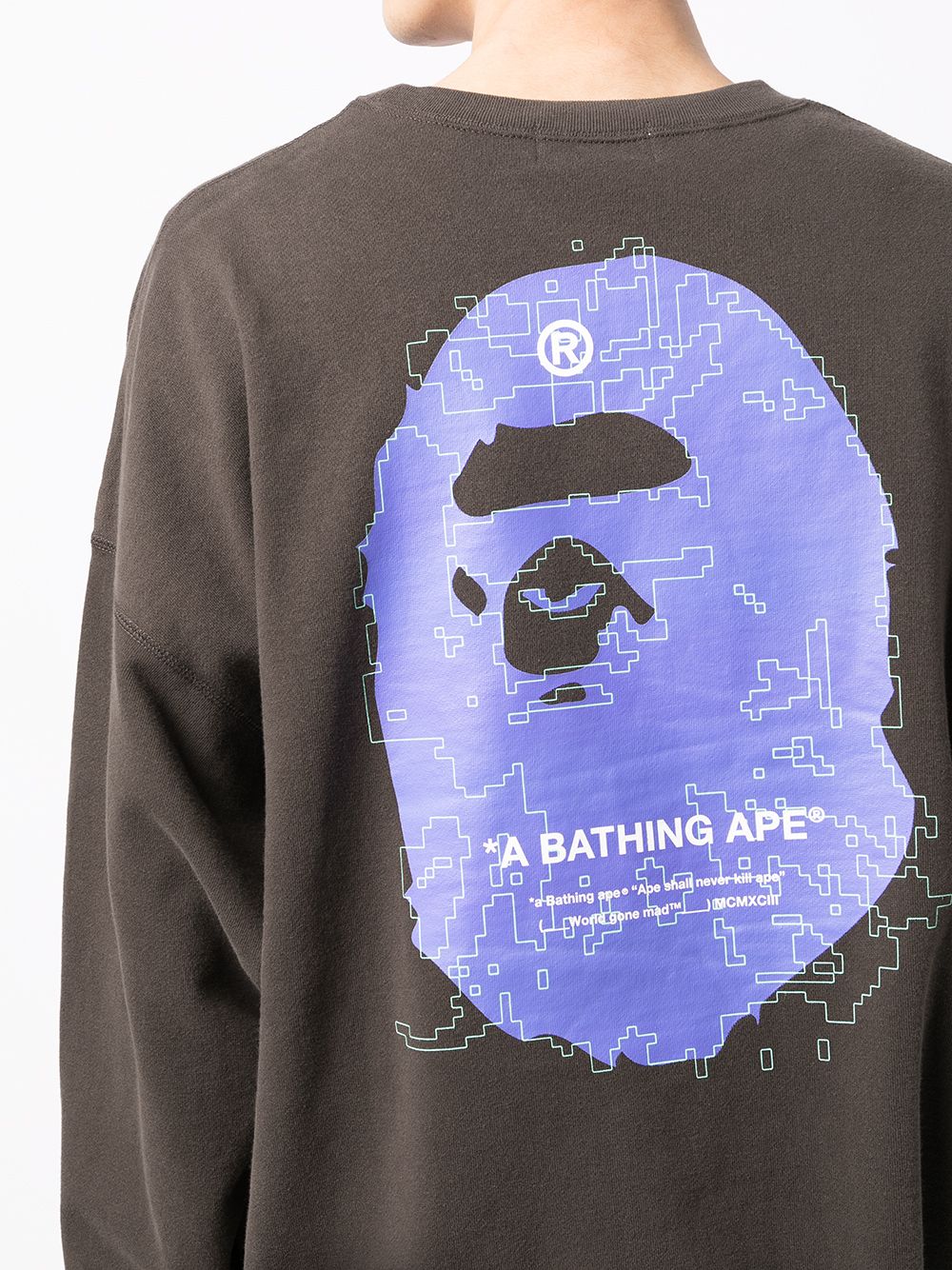 фото A bathing ape® толстовка с графичным принтом