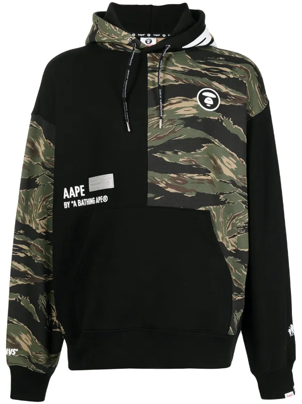 AAPE BY *A BATHING APE® camouflage-print Pullover Hoodie - Farfetch