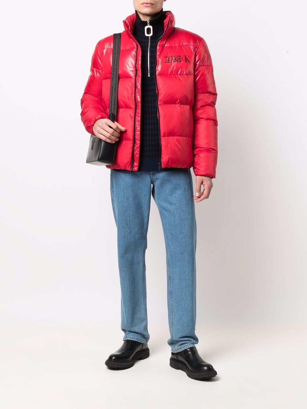 Calvin Klein Jeans logo-print Puffer Jacket - Farfetch