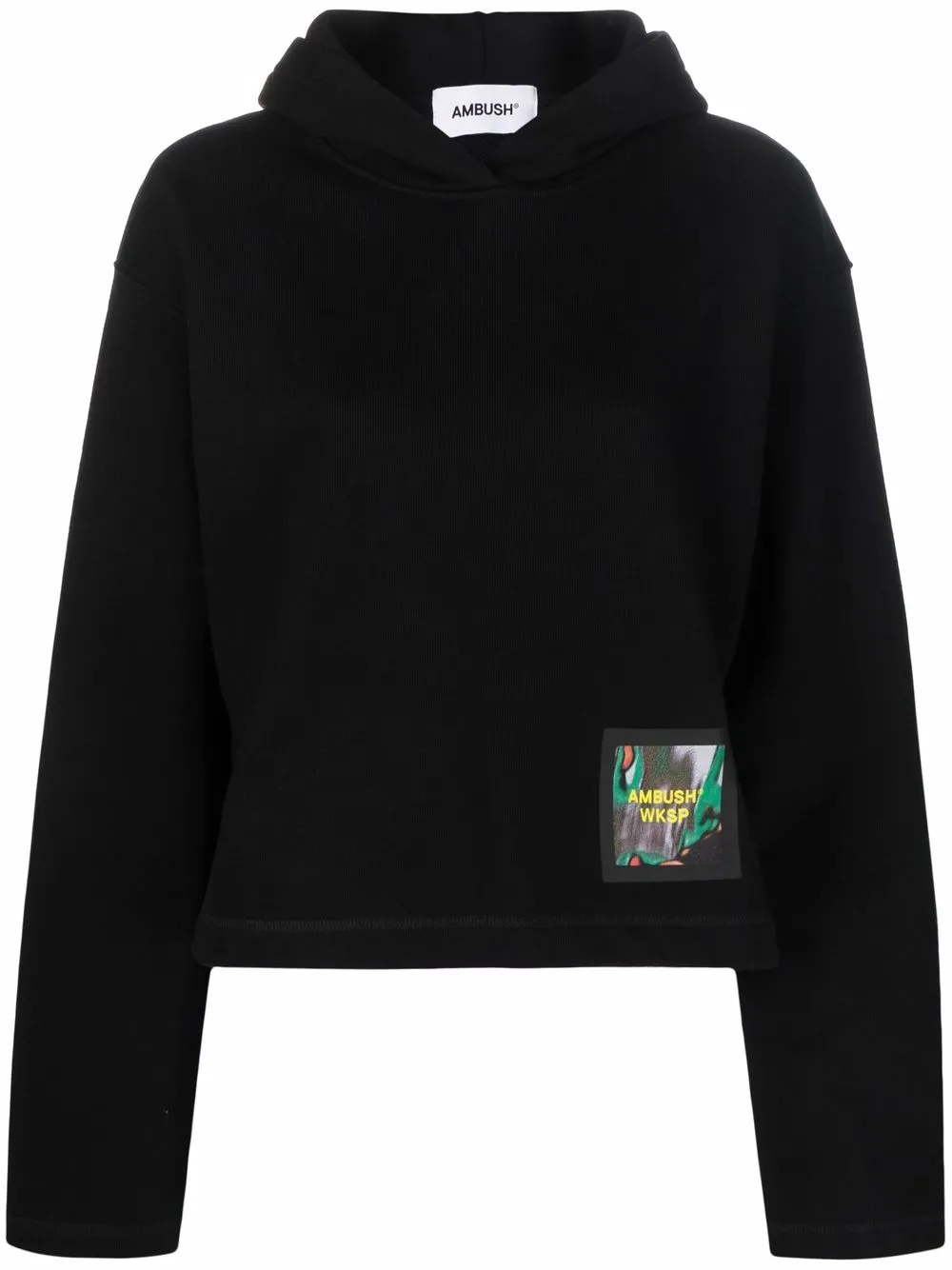 

AMBUSH hoodie WKSP con logo estampado - Negro