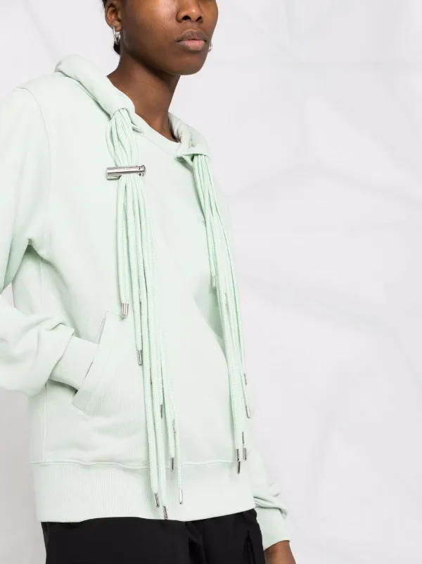 AMBUSH multi-cord Cotton Hoodie | Green | FARFETCH