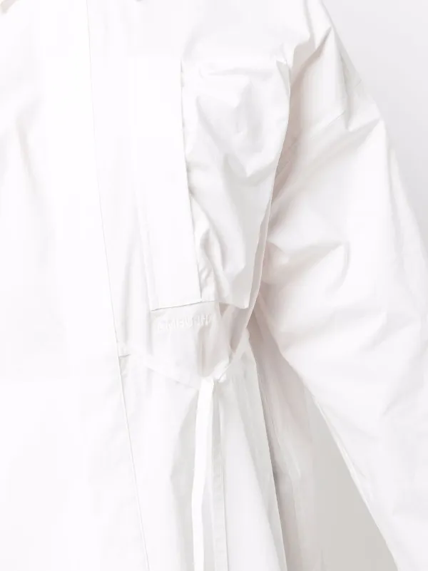 ワンピース AMBUSH Woman Dress White BWDB046S23FAB001 0200 AMBUSH Oversized waist-tie Shirt Dress | White | FARFETCH
