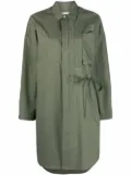 AMBUSH oversized waist-tie shirt dress - Green