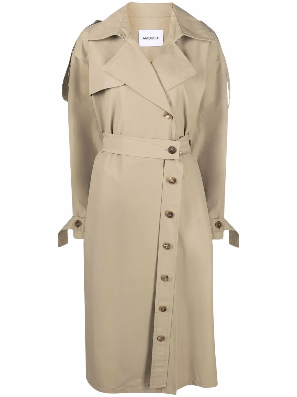 side-slit trench coat