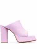 AMBUSH open-toe platform mules - Purple