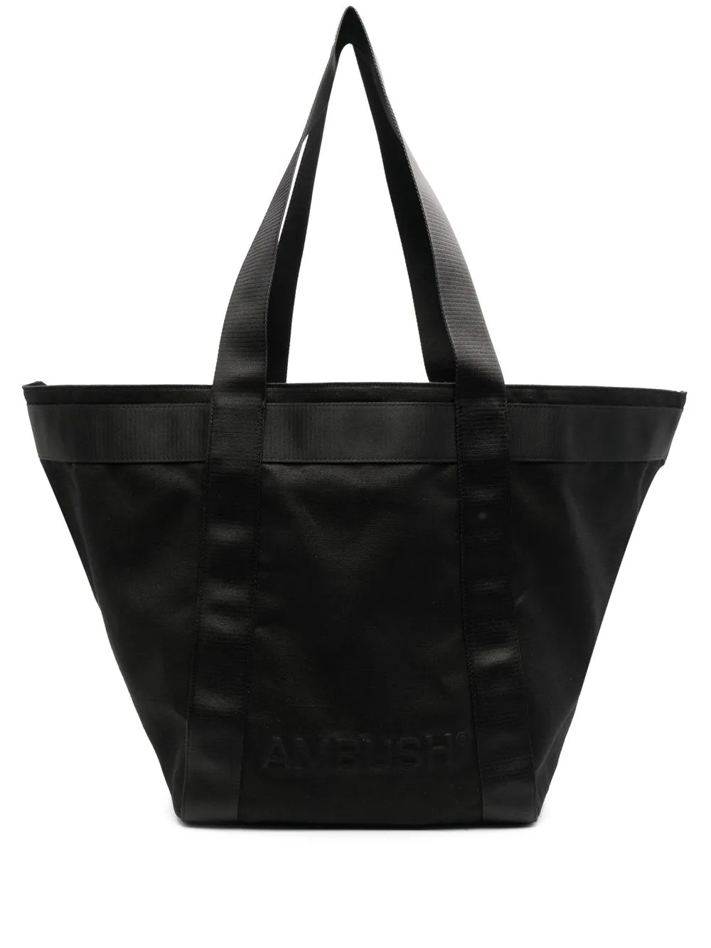 embossed-logo tote bag