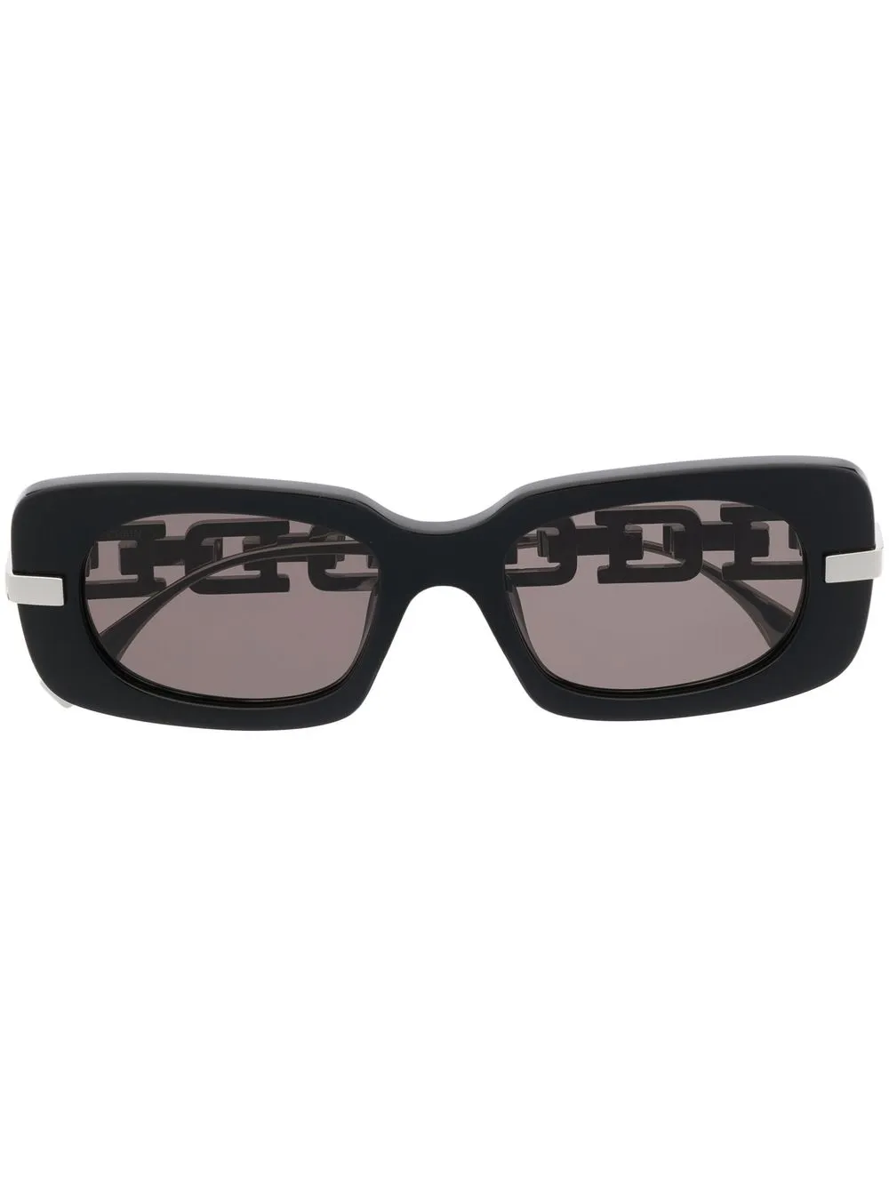 

AMBUSH chain-embellished square frame sunglasses - Black