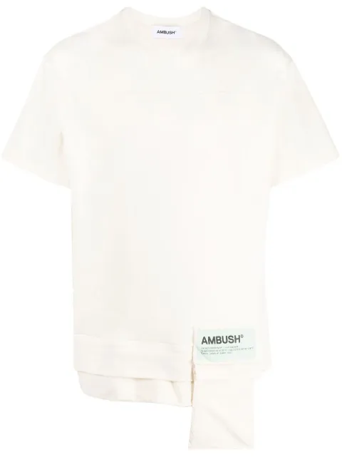 AMBUSH layered-hem cotton T-shirt