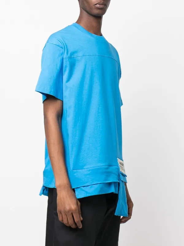 【AMBUSH】ウエストポケットTシャツ AMBUSH ウエストポケット Tシャツ | ブルー | FARFETCH JP