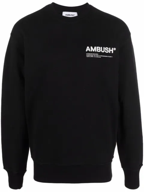 AMBUSH logo-print cotton sweatshirt