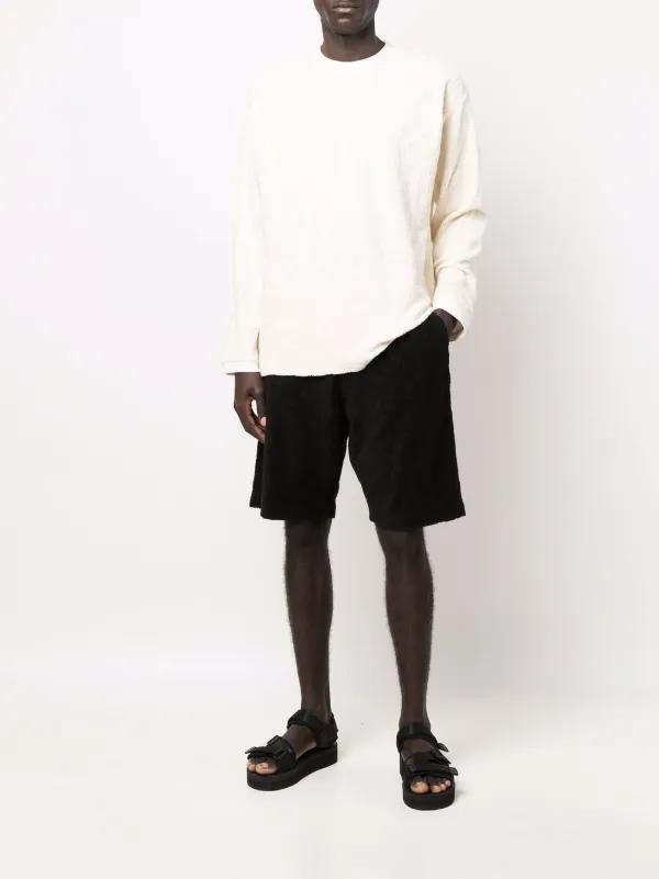 AMBUSH Monogram towelling-finish Sweatshirt | Neutrals | FARFETCH UZ