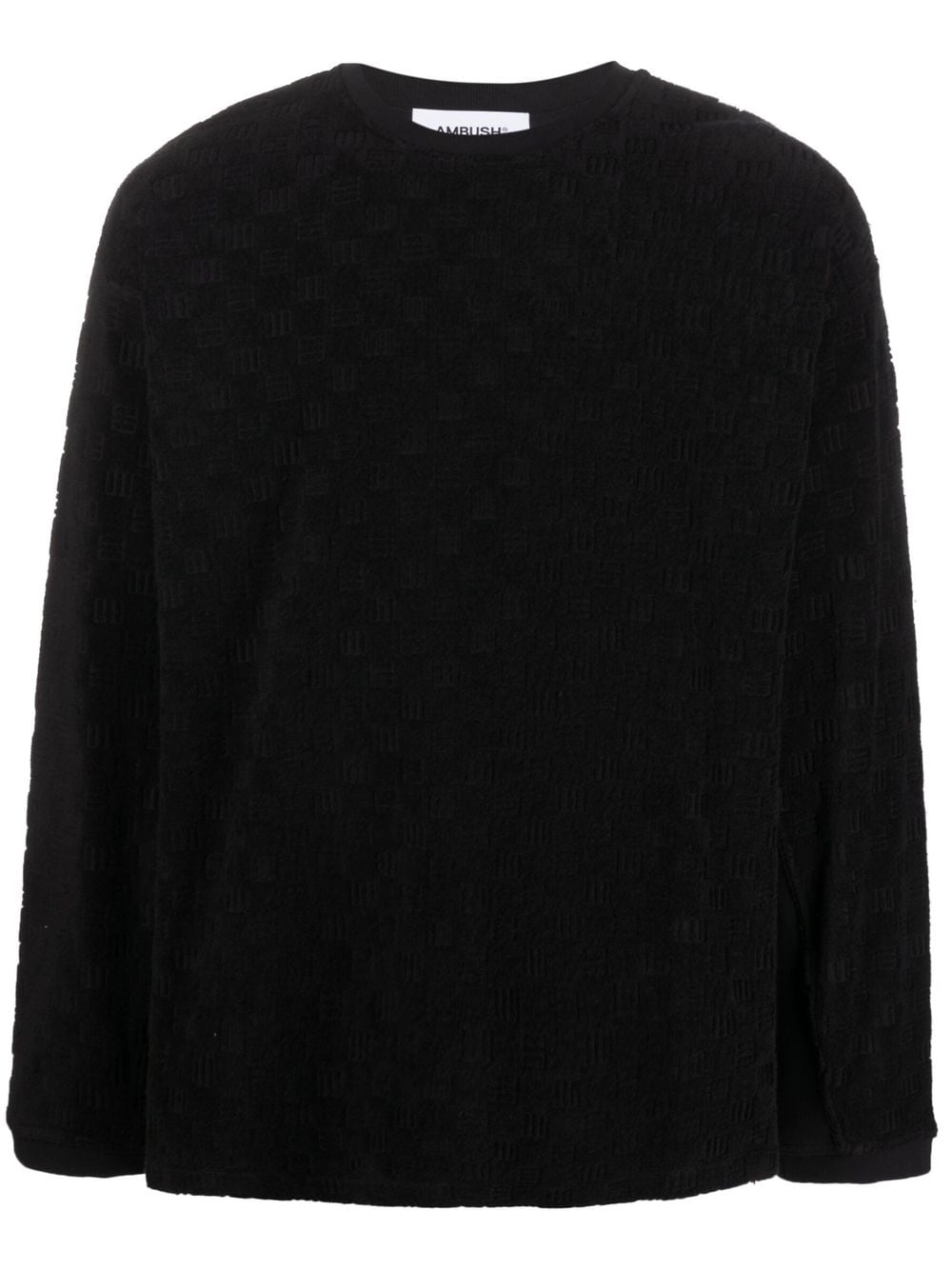 

AMBUSH sudadera con monograma - Negro