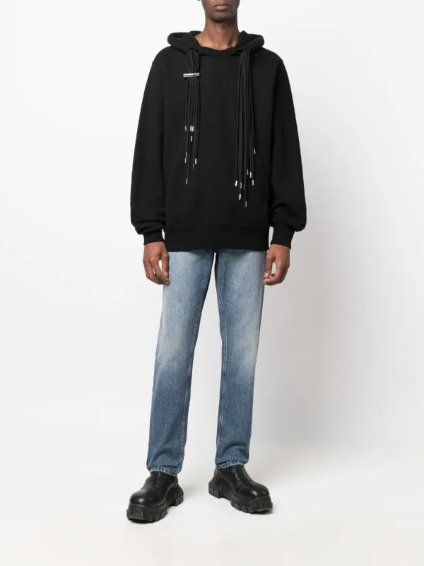 AMBUSH ドローストリング パーカー | ブラック | FARFETCH JP