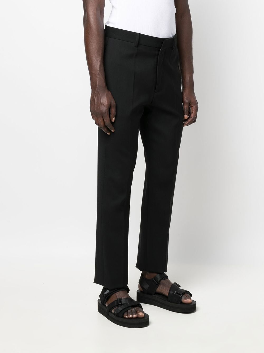 Shop Ambush Slim-cut Tailored Trousers In Black