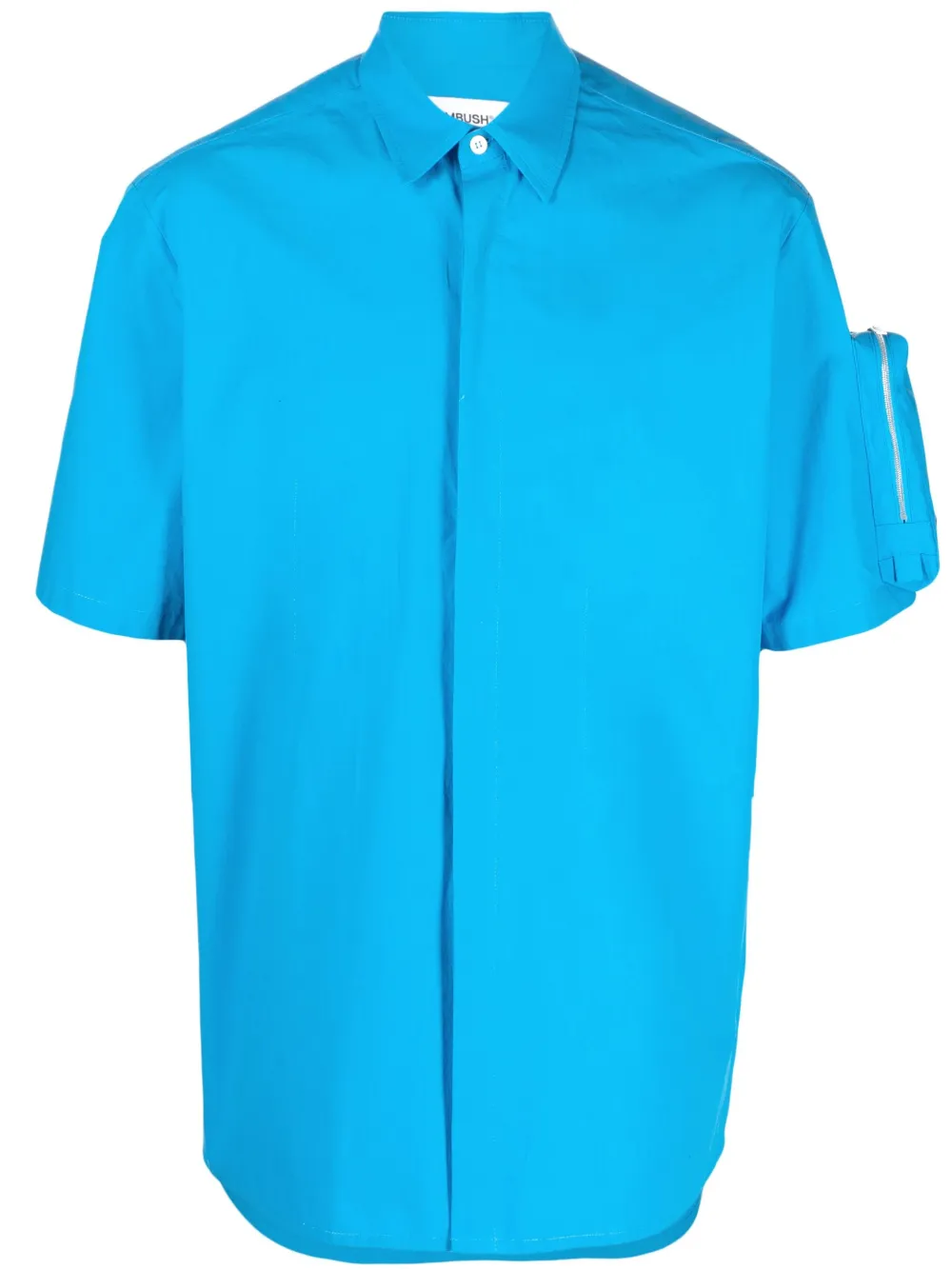 

AMBUSH camisa con bolsillo monedero - Azul