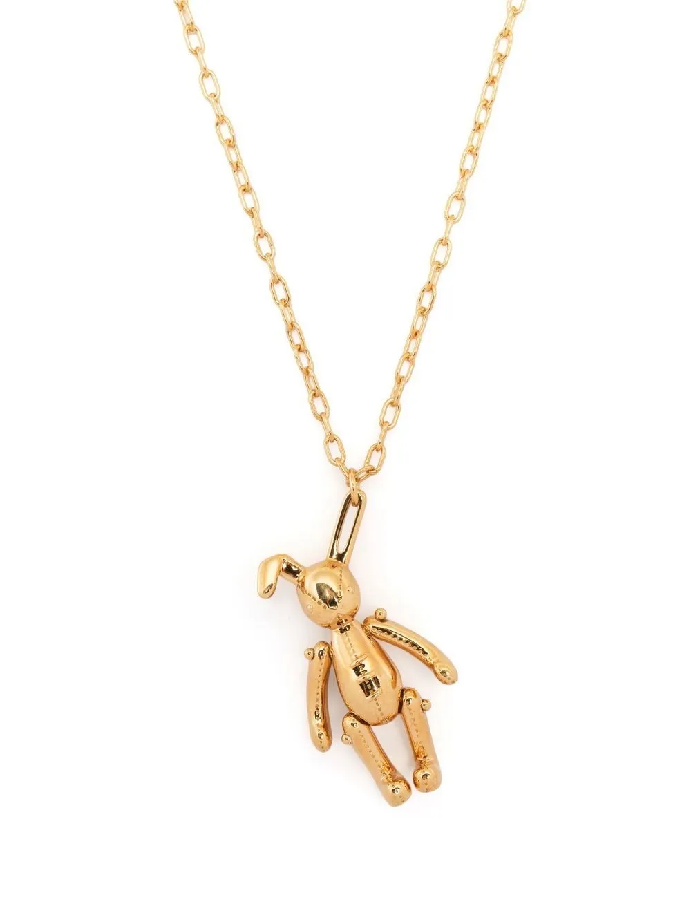 

AMBUSH teddy pendant necklace - Gold