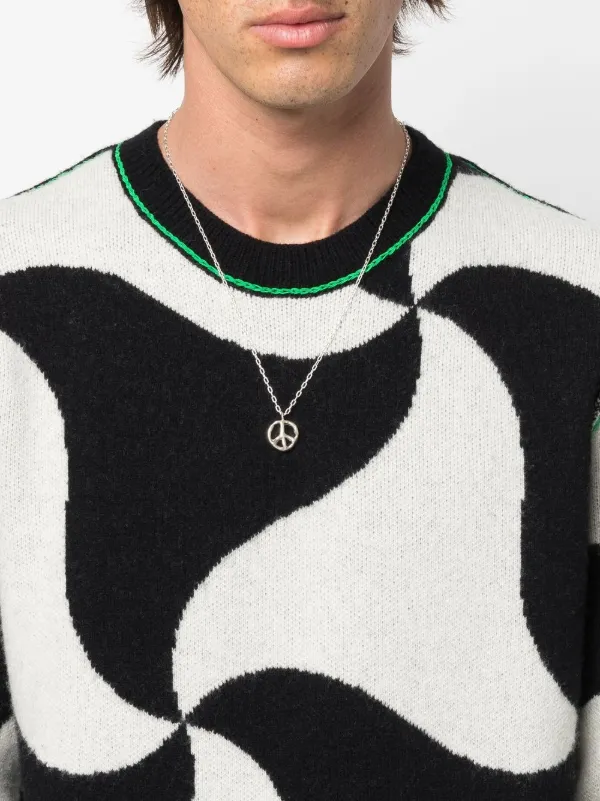 AMBUSH ピースチャーム ネックレス | シルバートーン | FARFETCH JP