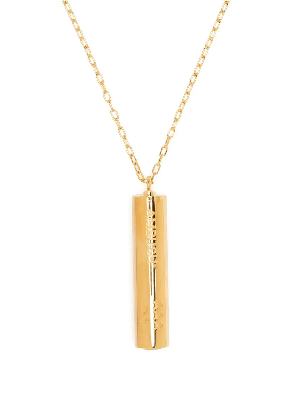 

AMBUSH battery-charm necklace - Gold