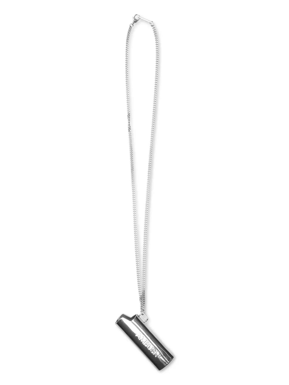 engraved-logo whistle necklace