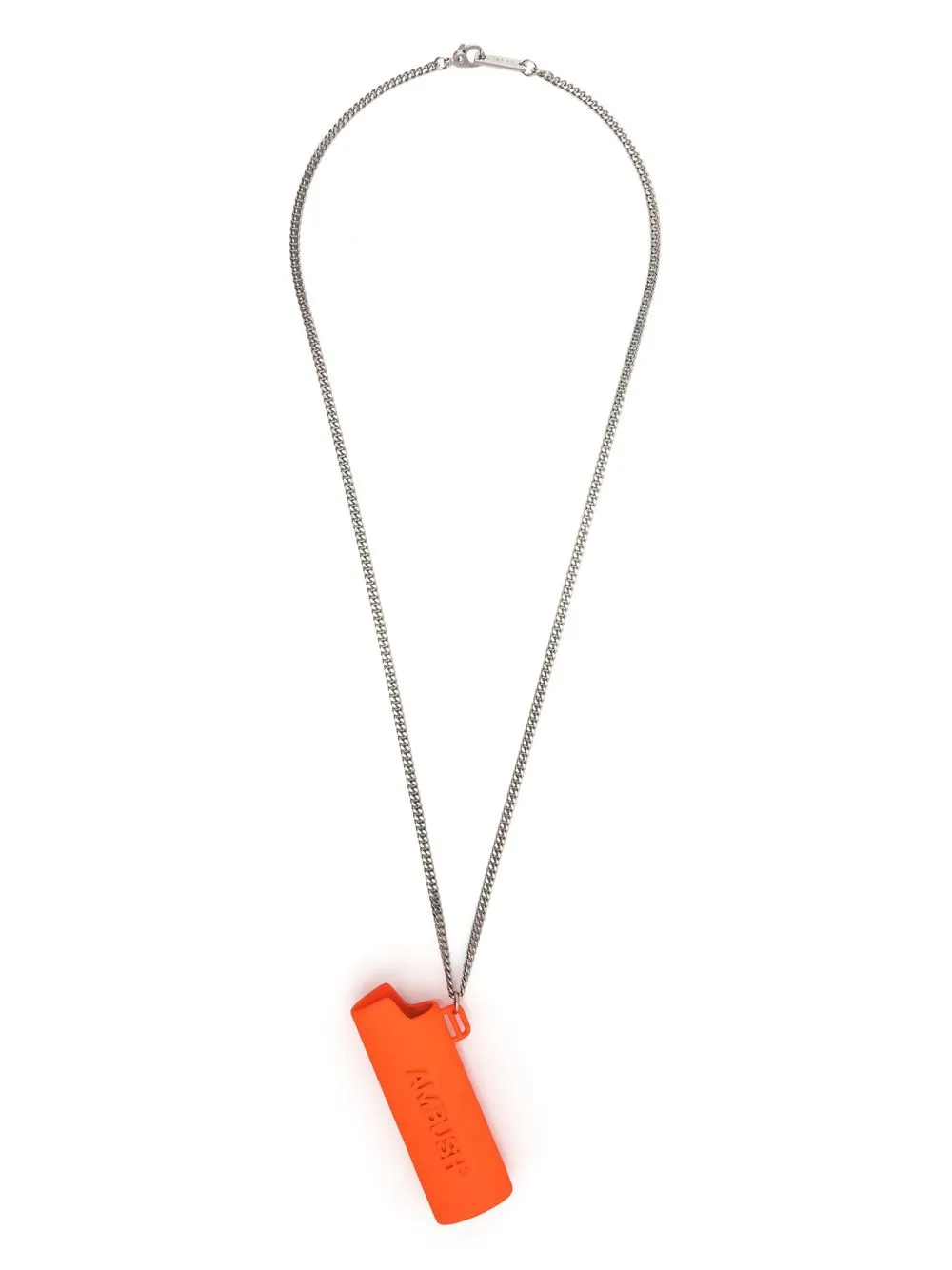 Shop Ambush Lighter Pendant Necklace In Orange