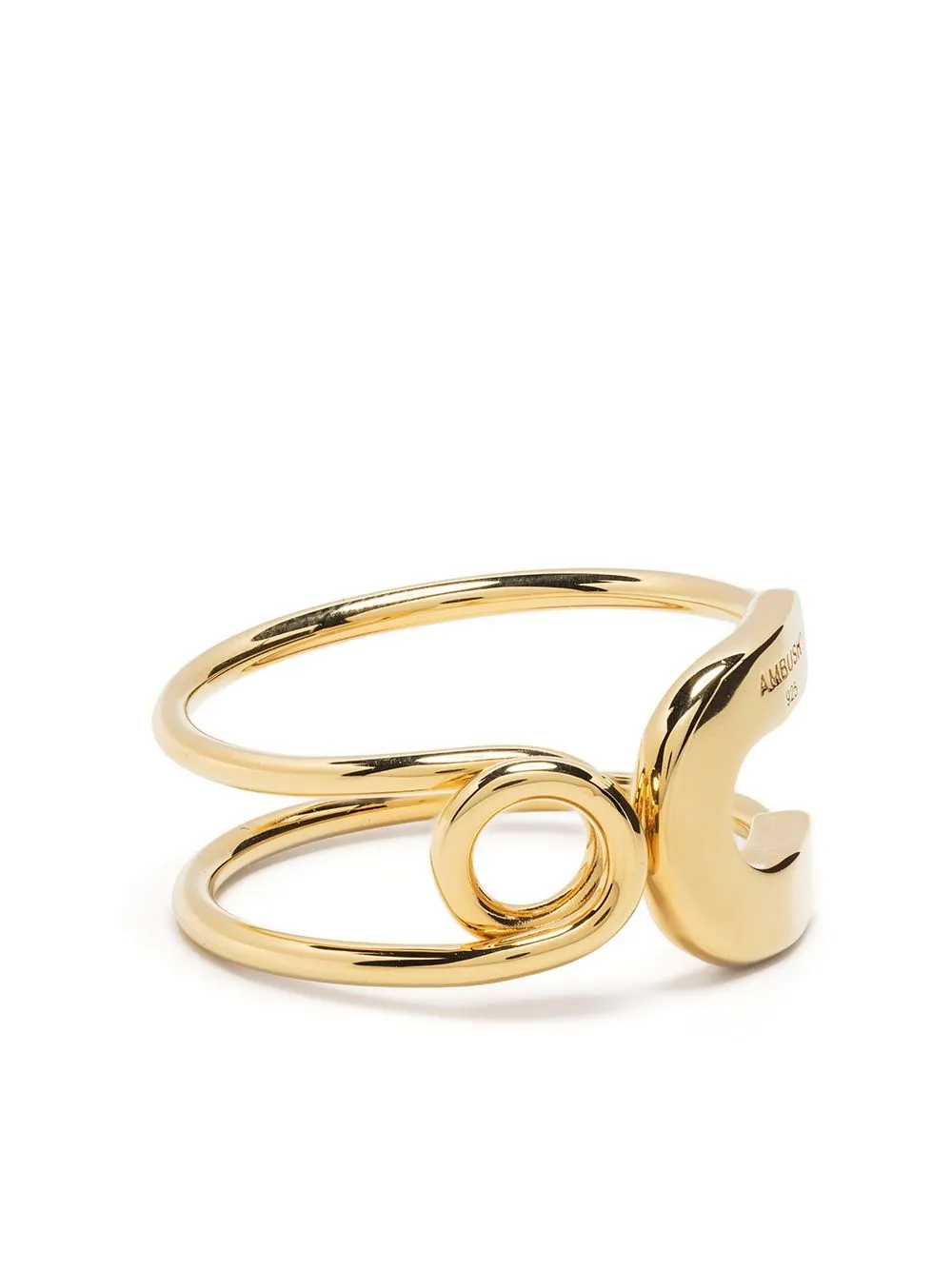 Shop Ambush Safety Pin Ring In Gold