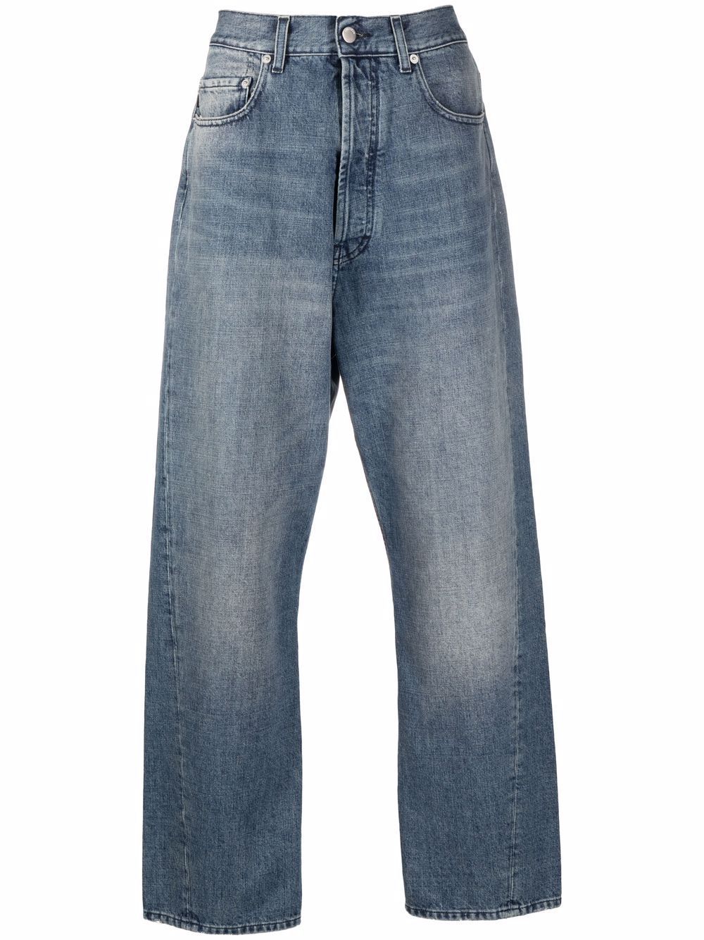 AMBUSH wide-leg jeans - Blue