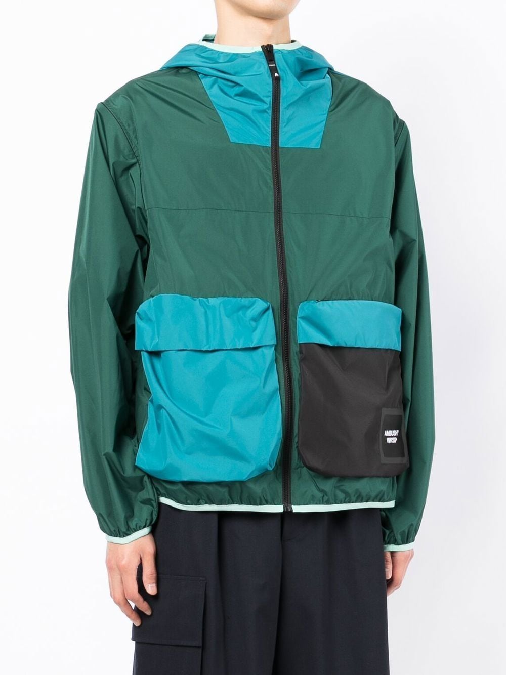 Shop Ambush Packable Hooded Jacket In Green