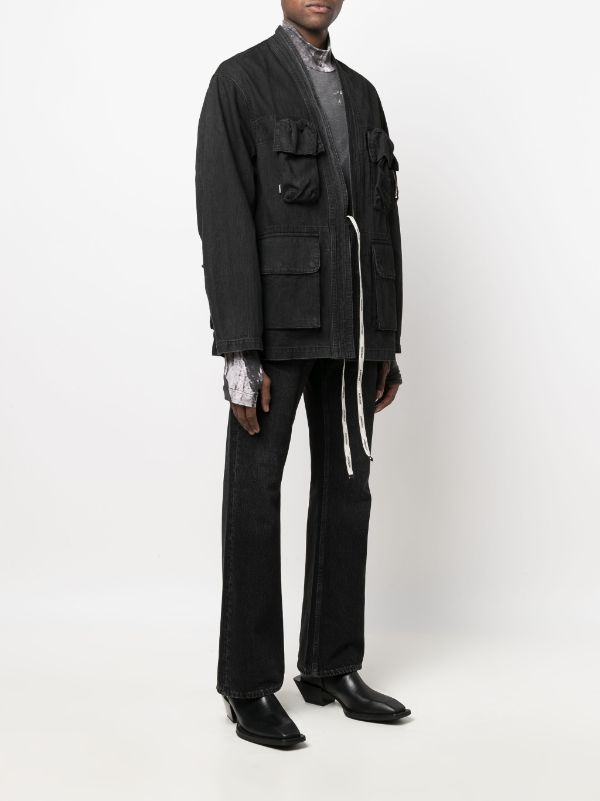 AMBUSH Belted Denim Jacket - Farfetch