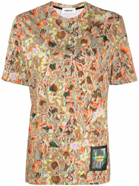 AMBUSH abstract-print T-shirt