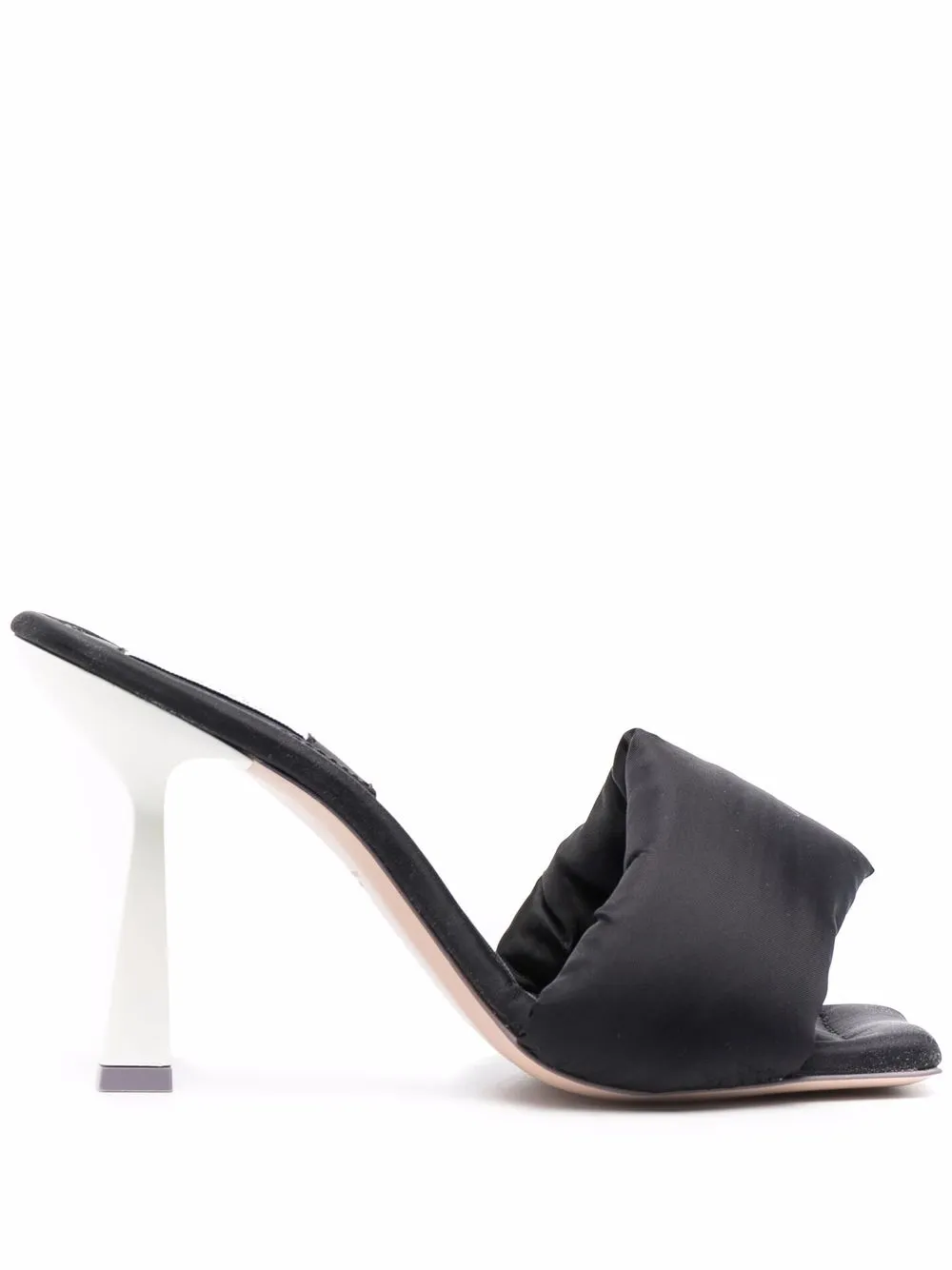 

Sebastian Milano mules con tira capitonada - Negro