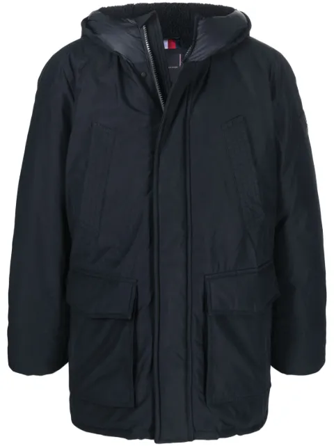 Tommy Hilfiger Rockie waxed parka coat