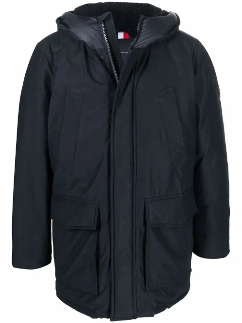 Tommy Hilfiger Rockie waxed parka coat