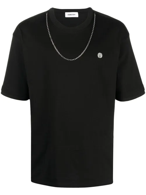 T-shirt à détail de chaîne - AMBUSH - Modalova