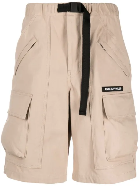 AMBUSH shorts cargo con bolsillos