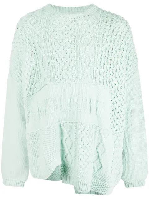AMBUSH patchwork knitted jumper