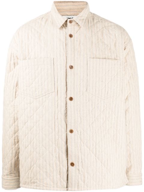 YMC Ryder quilted shirt jacket