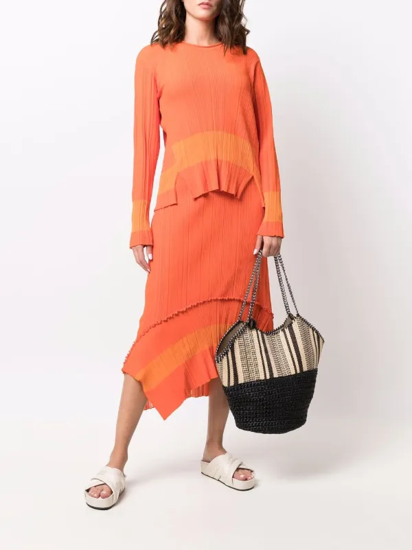 Stella McCartney ステラ・マッカートニー バイカラー スカート - FARFETCH