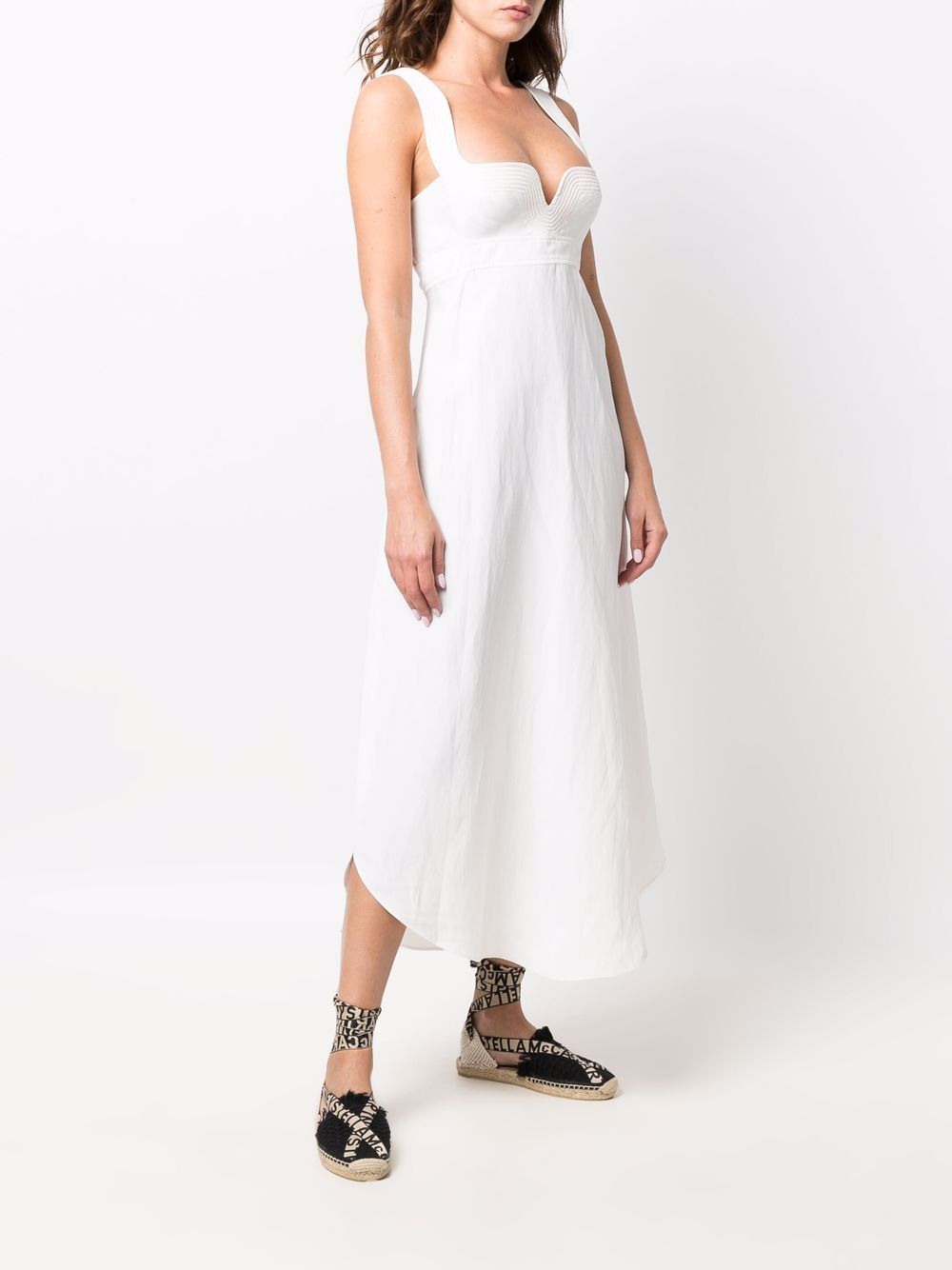 Stella McCartney Sweetheart Neck Midi Dress - Farfetch