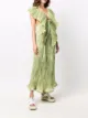 Stella McCartney abstract-print plissé dress