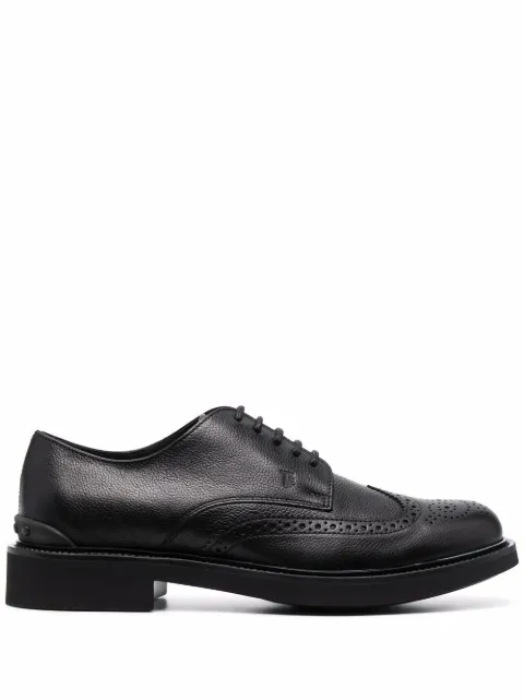 Tod's wingtip leather lace-up shoes