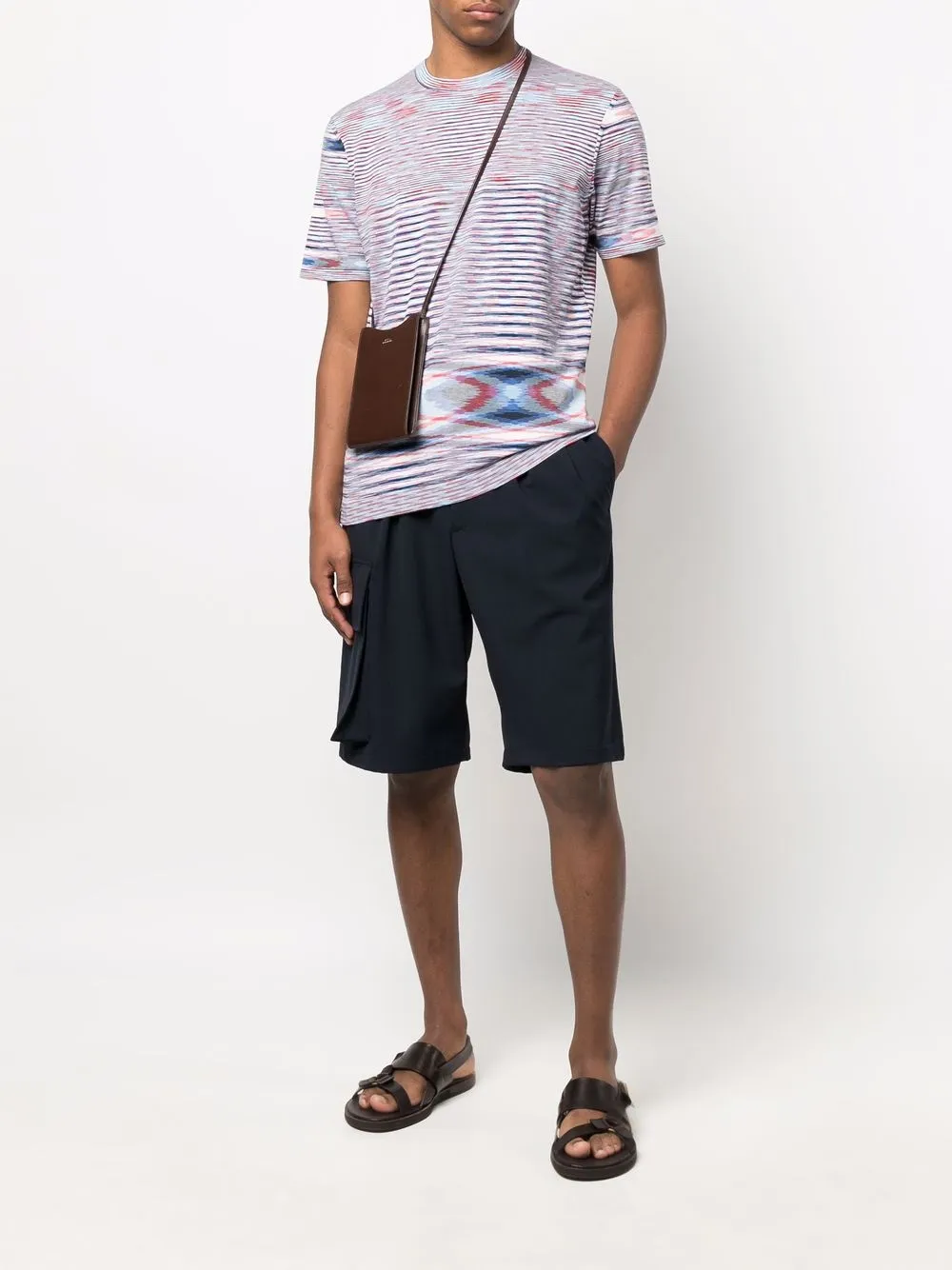 Missoni Gestreept T-shirt - Blauw