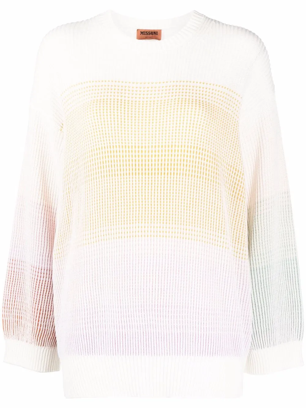 

Missoni suéter con cuello redondo - Blanco