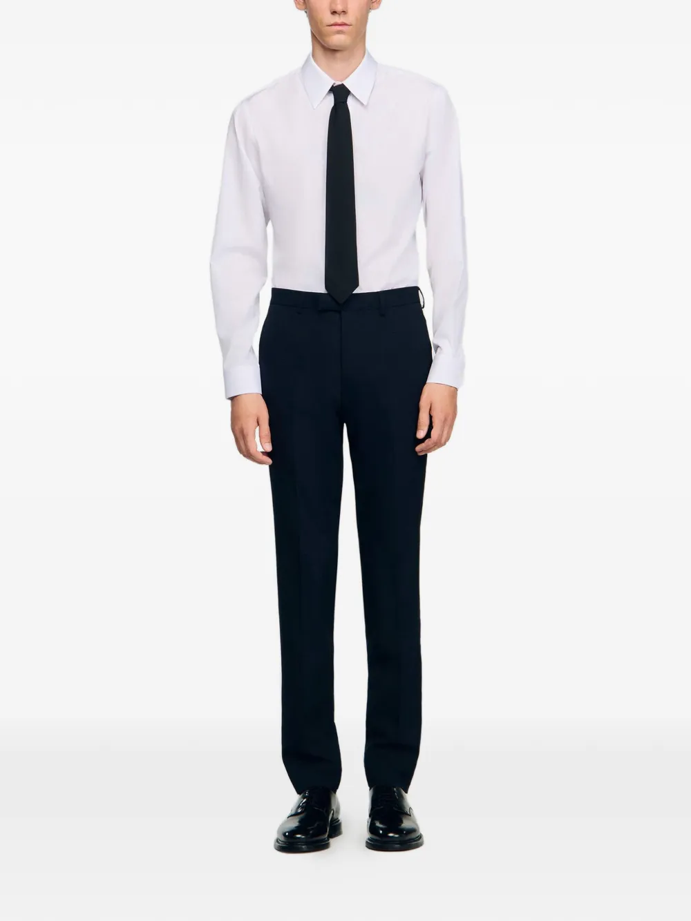  Sandro Hose Aus Wolle   Blau 