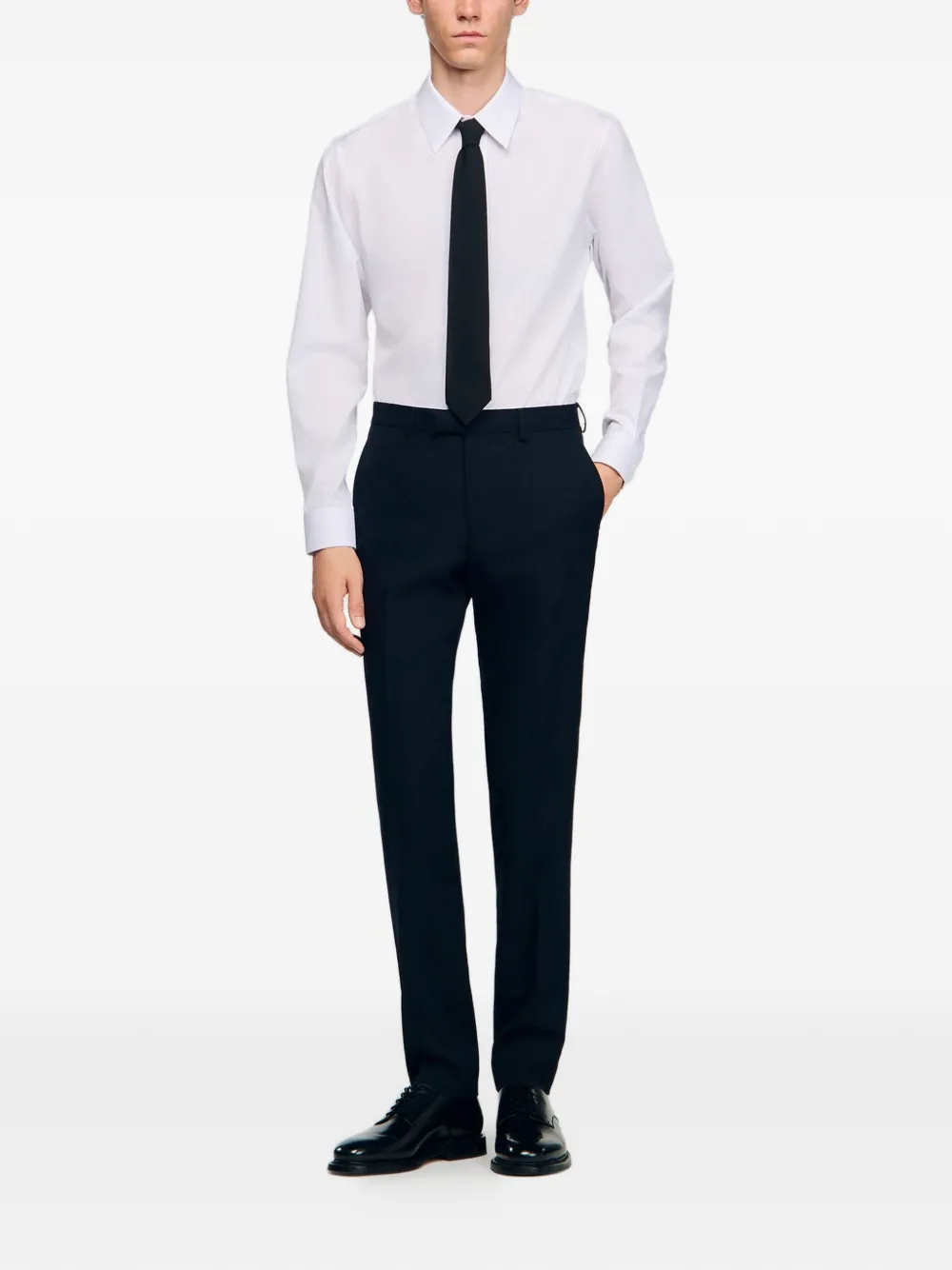  Sandro Hose Aus Wolle   Blau 