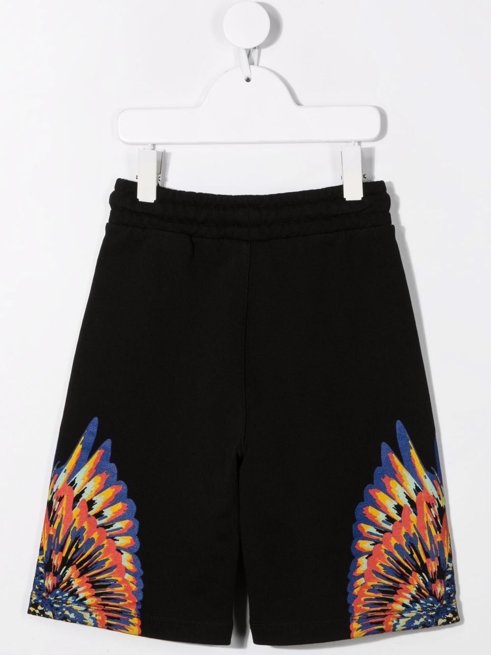 Marcelo Burlon County Of Milan Kids Shorts met vleugelprint - Zwart